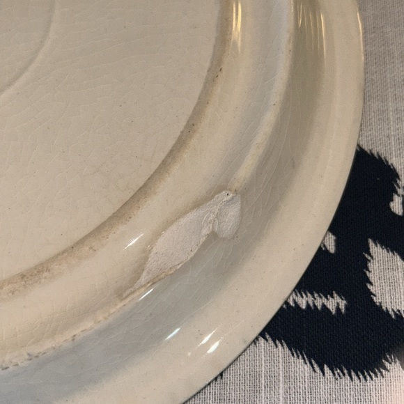 Vintage Blue Willow grill plate with Made in Japan on the back. - Picture 4 of 5